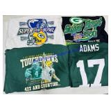 Green Bay Packers 2XL & XL T-Shirts/Jersey