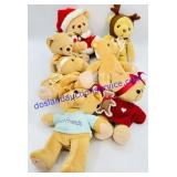 7 Cherished Teddies Stuffed Bears