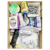 Chalk, Rivets, Fishing Line, Etc