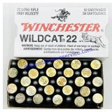 50 Winchester Wildcat .22 HV Cartridges