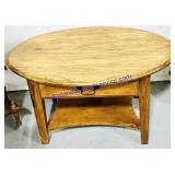 Wooden Coffee Table 23x35x19"