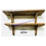 2 Small Wooden Shelves