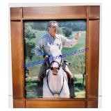 Framed Ronald Regan Photo. 13ï¿½x11ï¿½