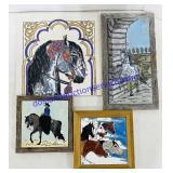 Framed Tile Paintings