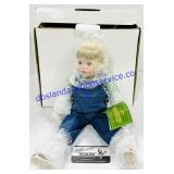 Danbury Mint John Deere Porcelain Doll "Johnny"