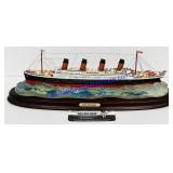 Danbury Mint Resin Titanic Model