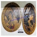 Wood Carved Native American Artwork