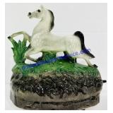 Ceramic Horse TV Lamp (Unknown if Works)