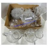 Set Of Clear Dishes