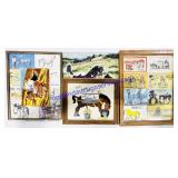 5 Horse Wall Art Decorations