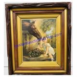Framed ï¿½In Cloverï¿½ Print. 15ï¿½x13ï¿½
