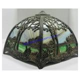 Vintage Slag Glass Lamp Shade