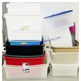 Lot of Totes & Unmatched Lids