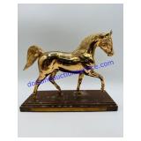 Brass Oregon Arabian Horse Show Figurine