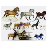 12 Mini Animal Figures