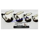 Studio Pottery Mini "Sleepy Eye" Pitcher Set