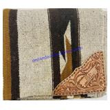 Hand Woven Wool Saddle Pad w/ Corner Leathers ï¿½