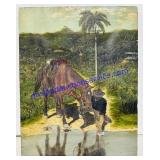 Oil Painting 15ï¿½x12ï¿½. Some Damage