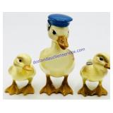 Hagen-Renaker Porcelain Duck Figures (Foot Chip)