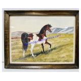 Framed Jeanne Mellin Print. 13ï¿½x10ï¿½