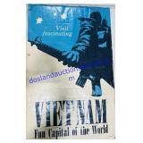 Vintage Vietnam Poster 35x23