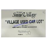 The Original Snow Village ï¿½ Village Used Car Lotï¿½