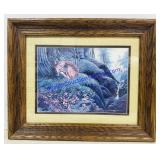 Framed Patrick Costello Print. 17ï¿½x14ï¿½