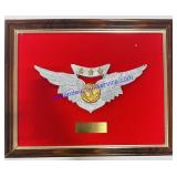 Vintage Vietnam Aircraft Plaque