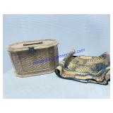 Plastic Sewing Kit and Table Runner