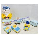 Ceramic Cookie Jar, Coffee Mug and 3 Sets of Salt