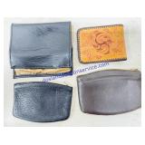 Leather Wallets & Coin Bags