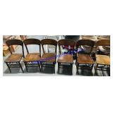 6 Wooden Dinner Chairs