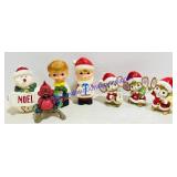 7 Ceramic Christmas Figurines