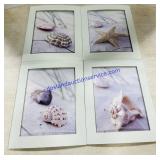 4 Framed Ocean Life Prints. 11ï¿½x13ï¿½