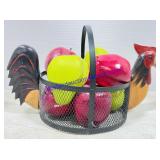 Rooster Wire Basket