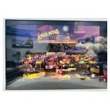 Framed Nash Metropolitans Poster. 36ï¿½x24ï¿½