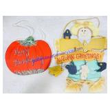 Wooden Hanging Fall Decorations