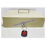 Metal Locked Cash Box