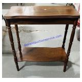 Two-Tiered Wooden Side Table. 24ï¿½x22ï¿½x11ï¿½