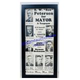 Framed Election Advertising. 20ï¿½x10ï¿½