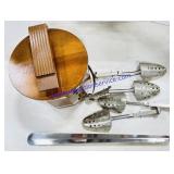 Metal Shoe Stretchers and Wooden Shoeshine Kit
