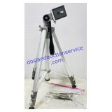 Aluminum Tripod with Adjustable Legs & Plate