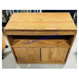 Pressed Wood Rolling T.V. Stand With Rotating