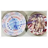 4 Dave Troutman Vietnam Memorial Plates and 4 USA