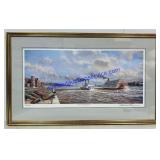 Framed ï¿½Passing On The Two Whistle Sideï¿½ By