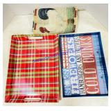 2 Serving Trays & 66" Table Runner