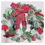 Battery Operated Lighted Wreath