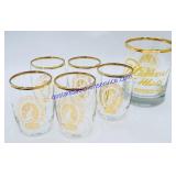 Coors Beer Shot Glasses and Midwest Mets Glass