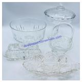 5 Cut Glass Items