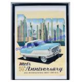 Framed Automotive Poster Signed And Numbered.